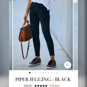 Vici black piper jeggings
